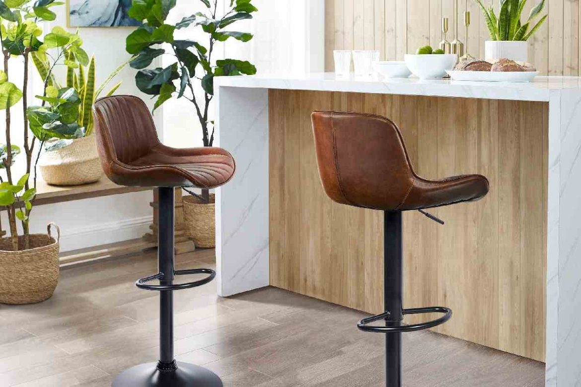 swivel counter stools with backs leather are perfect for kitchen