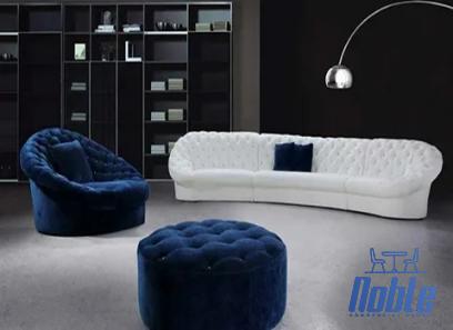 royal blue sofa set with complete explanations and familiarization